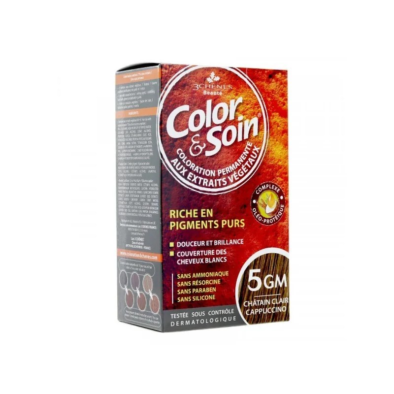 3 chênes LES 3 CHENES COLOR&SOIN CHATIN CLAIR CAPPUCCINO 5GM
