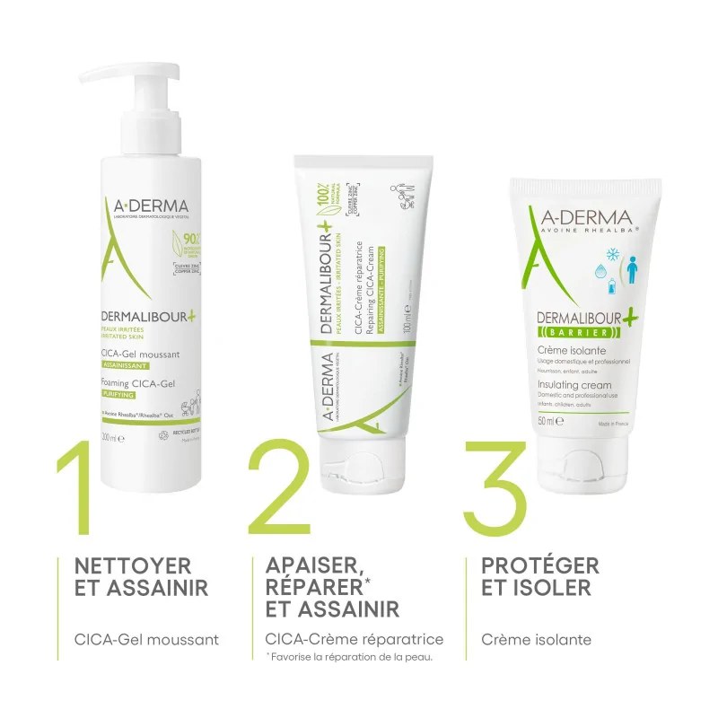 A-DERMA A-DERMA DERMALIBOUR+ BARRIER Crème isolante 50ML — vue 3
