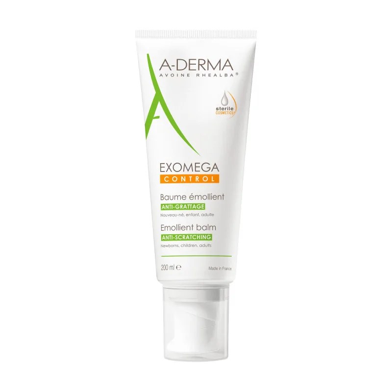 A-DERMA A-DERMA — EXOMEGA CONTROL BAUME ÉMOLLIENT ANTI-GRATTAGE COSMÉTIQUE STÉRILE 200 ml