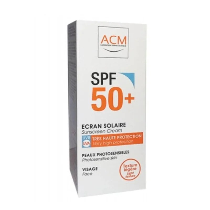 ACM Acm Ecran Solaire Spf 50+ Visage - Tous types de peaux