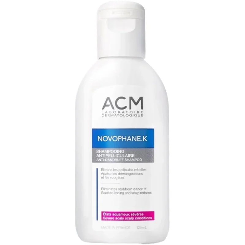 ACM Acm Novophane K Shampooing pellicules sévères – 125 ml
