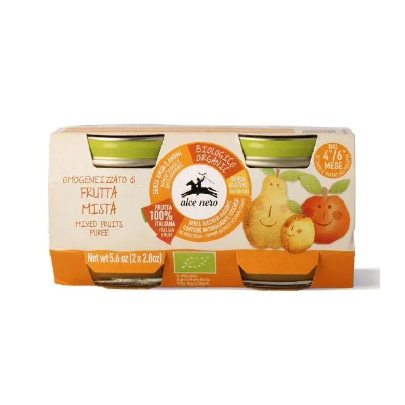 ALCE NERO Alce Nero PETIT POT MIX FRUITS 2*80G