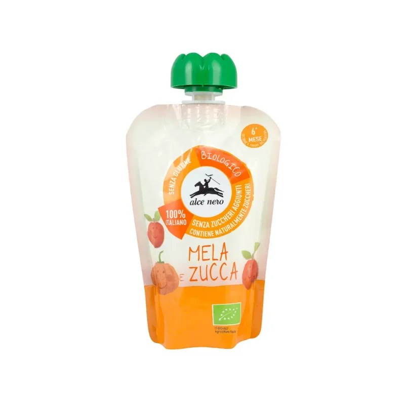 ALCE NERO ALCE NERO PUREE POMME COURGE 100G