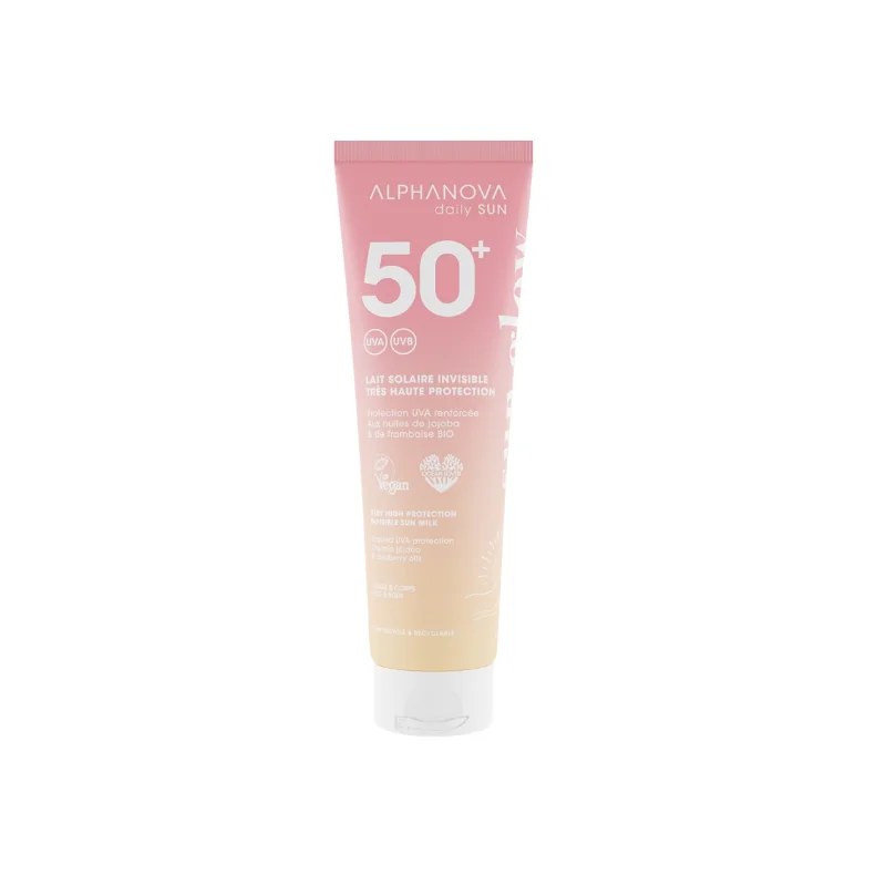 alphanova ALPHANOVA Lait solaire invisible très haute protection SPF 50+