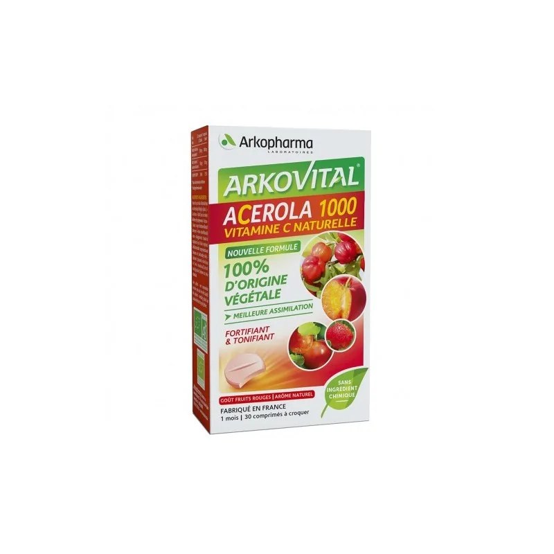 ARKOPHARMA ARKOPHARMA VITAMINE C ACEROLA 1000 30 COMPRIMES