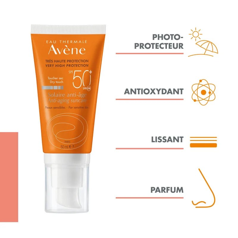 AVENE AVENE SOLAIRE ANTI-ÂGE TRÈS HAUTE PROTECTION SOLAIRE SPF 50+ — vue 2
