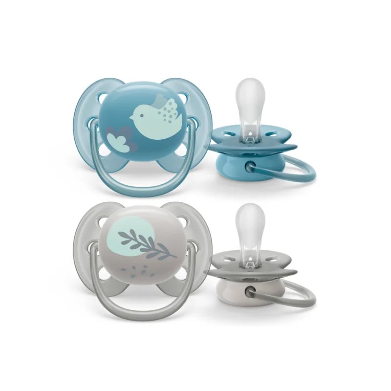 AVENT AVENT 2 SUCETTE SOFT 6-18M BOY  SCF091/15