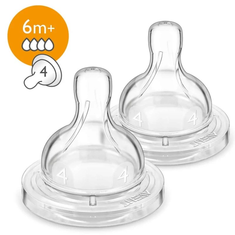 AVENT AVENT 2 TETINES CLASSIC -6M+ / 4T - SCF634/27