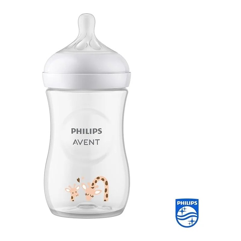 AVENT AVENT BIBERON NATURAL 3.0 TEAT 1M+ 260ML DECO GIRAFFE SCY903/66
