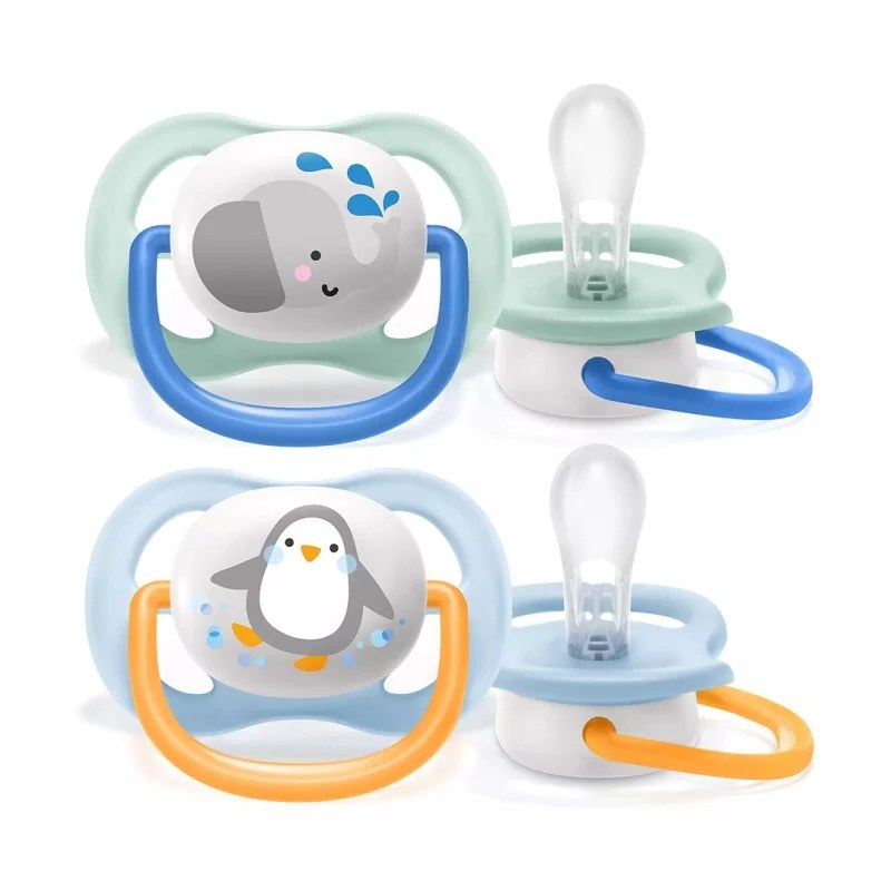 AVENT AVENT SUCETTE ORTHO 0-6M BOY ELEP/PENG SCF080/05