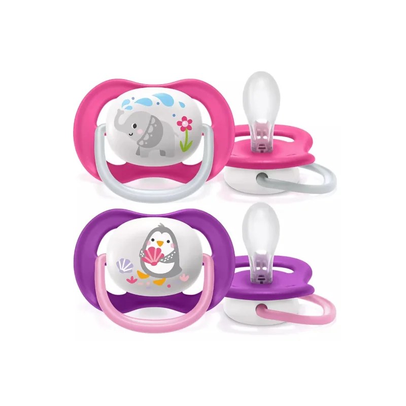 AVENT AVENT SUCETTE ORTHO 6-18M GRL ELEP/PENG - SCF080/08