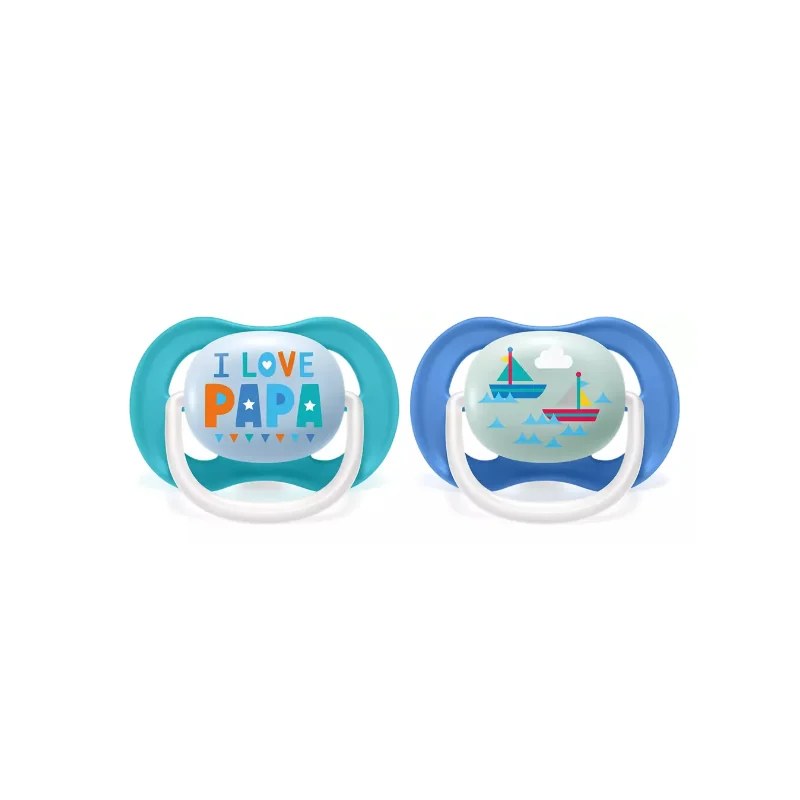 AVENT AVENT SUCETTES ORTHO 6-18 BOY PAP-BOAT - SCF080/03