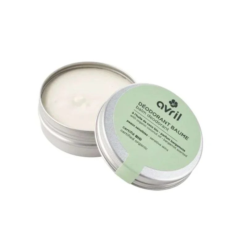 Avril AVRIL DEODORANT BAUME A L HUILE DE COCO BIO PARFUM BERGAMOTE PEAUX SENSIBLES 85 G