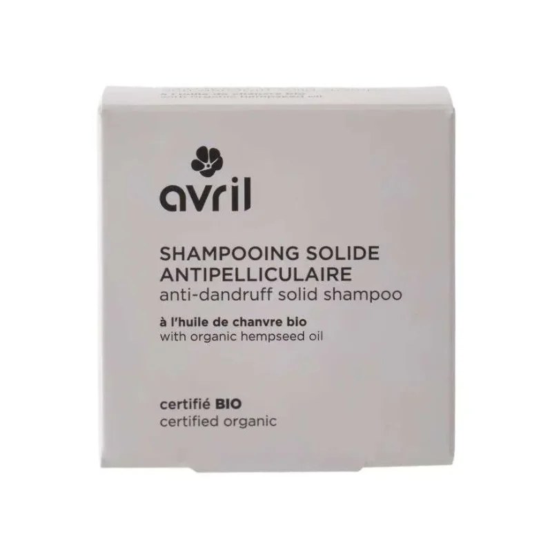 Avril AVRIL SHAMPOOING SOLIDE ANTIPELLICULAIRE A L HUILE DE CHANVRE 60G