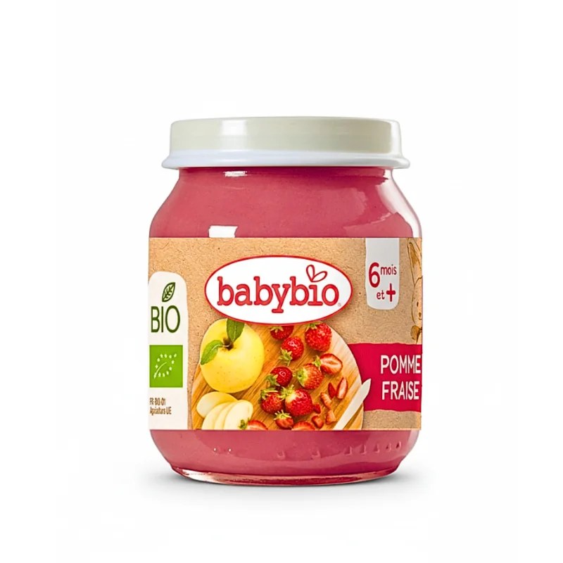 BABYBIO Babybio Petit Pot Pomme Fraise 130g