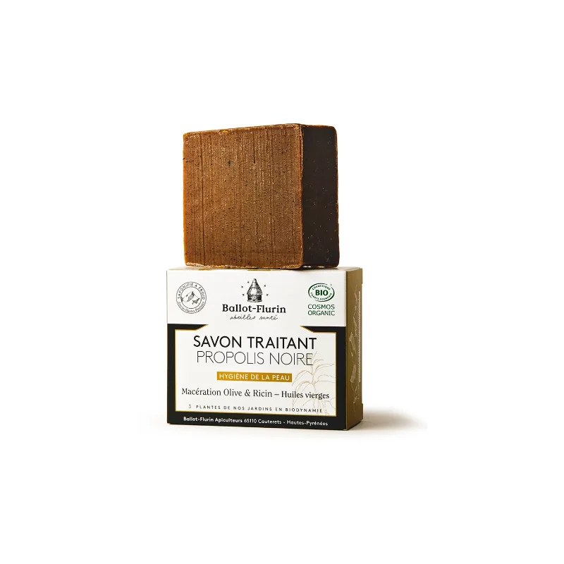 BALLOT-FLURIN BALLOT-FLURIN SAVON TRAITANT PROPOLIS NOIRE 100G