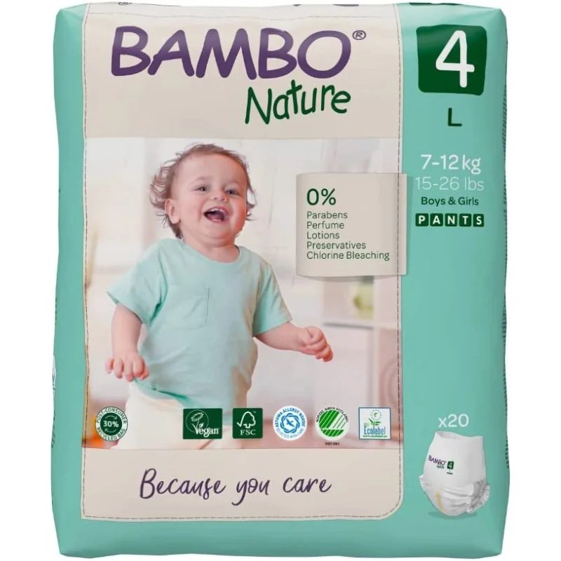 BAMBO NATURE BAMBO NATURE culote d'apprentissage T4 (7-14KG) | 20 u