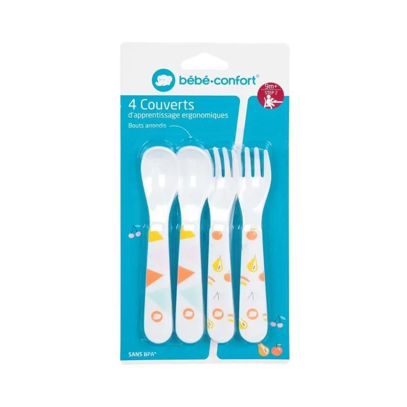 Bébé Confort BÉBÉ CONFORT COUVERTS D'APPRENTISSAGE - DOMINO  X4