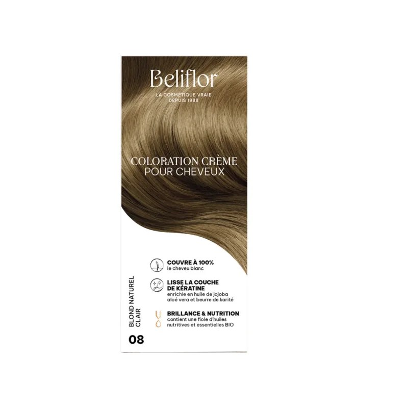 Beliflor Beliflor UNIDOSE N° 08 BLOND NATUREL CLAIR 120ml