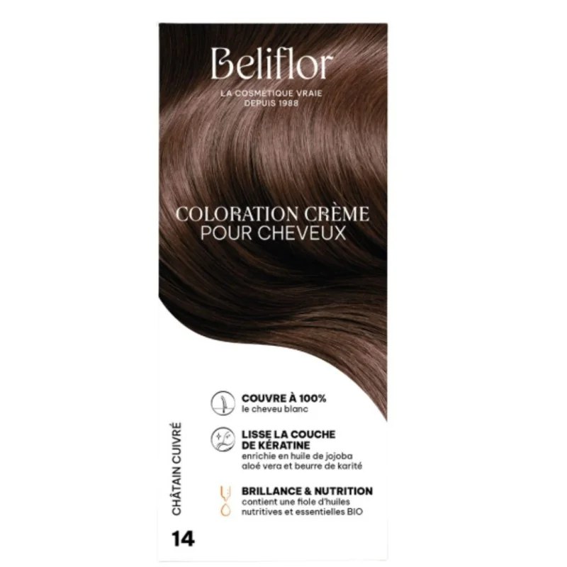 Beliflor Beliflor UNIDOSE N° 14 CHATAIN CUIVRE  120ml