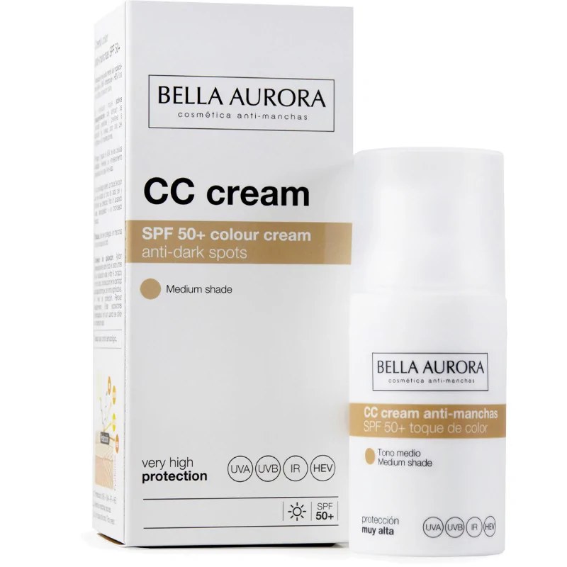 Bella Aurora Bella Aurora CC crème anti-taches SPF50 Teinte Médium 30ml