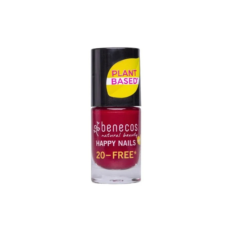 BENECOS BENECOS NAIL POLISH - CHERRY RED - 5ML