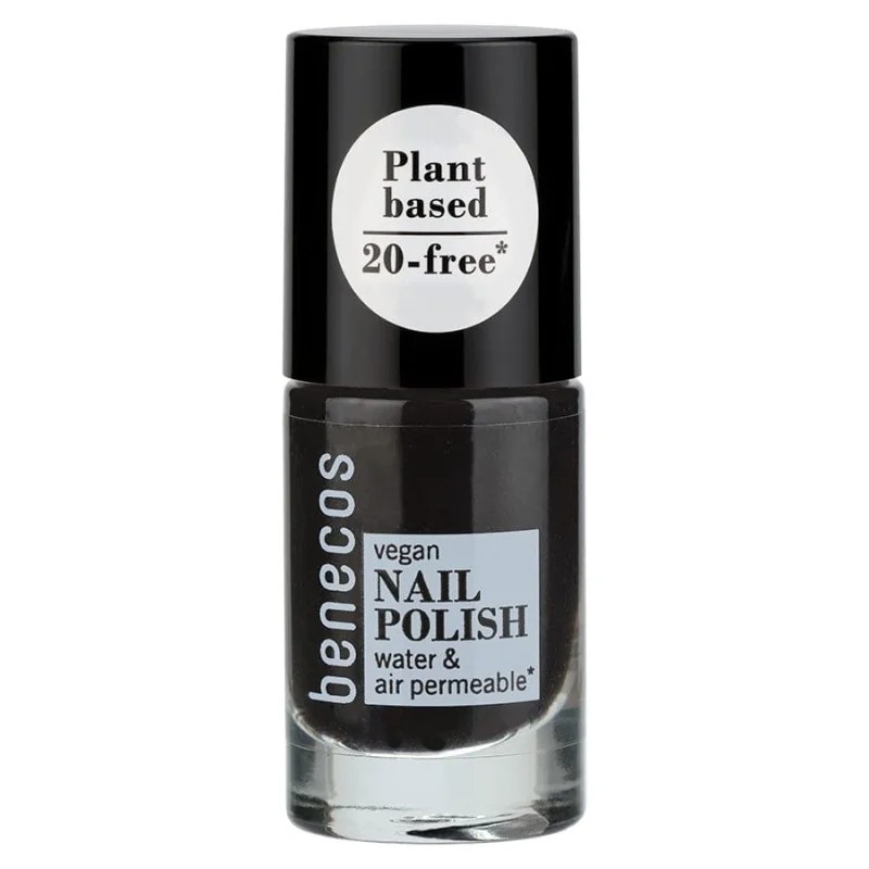 BENECOS BENECOS NAIL POLISH - LICORICE - PERMÉABLE À L'EAU ET À L'OXYGÈNE 5ML