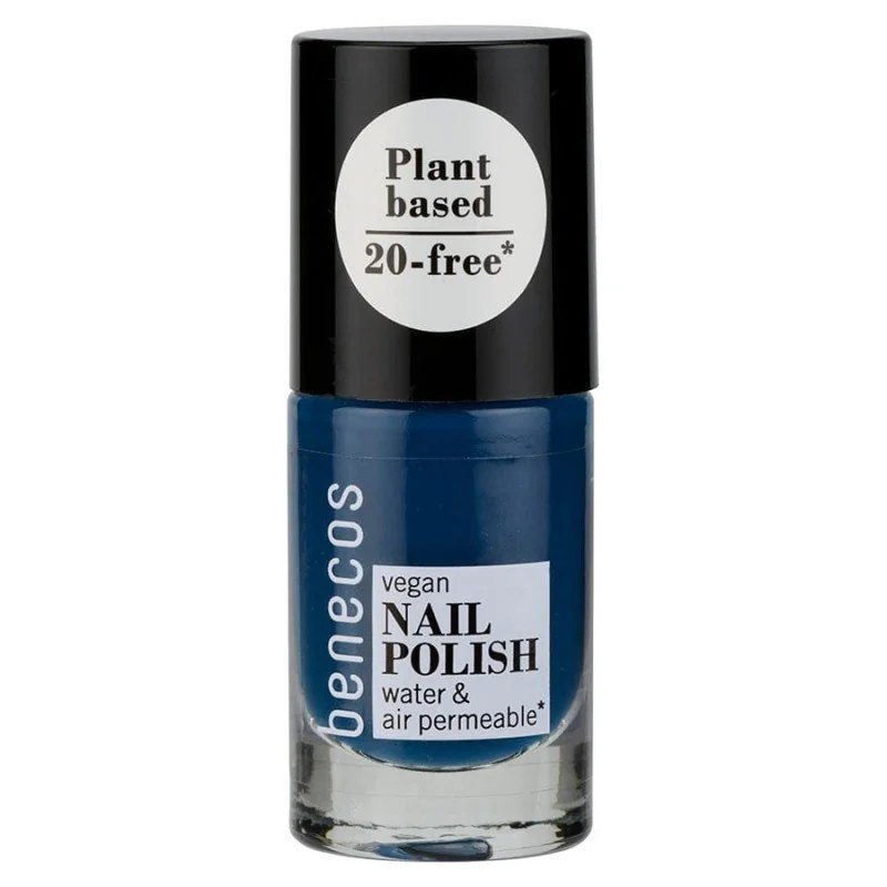 BENECOS BENECOS NAIL POLISH - NORDIC BLUE - PERMÉABLE À L'EAU ET À L'OXYGÈNE 5ML