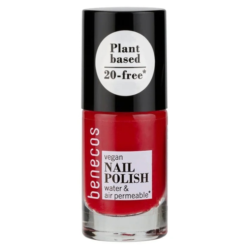 BENECOS BENECOS NAIL POLISH - VINTAGE RED - PERMÉABLE À L'EAU ET À L'OXYGÈNE 5ML