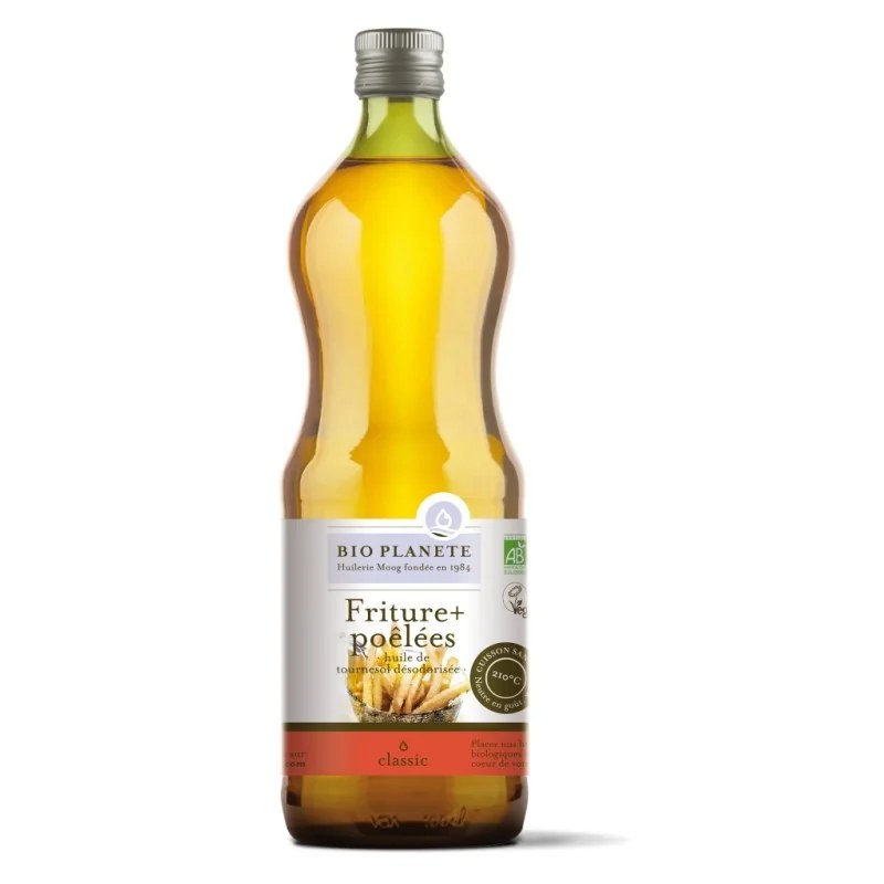 Bio Planète Bio Planète Huile de Tournesol désodorisée Friture et Poêlées 1L
