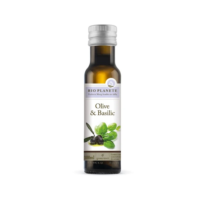 Bio Planète Bio Planète Huile Olive & Basilic 100Ml