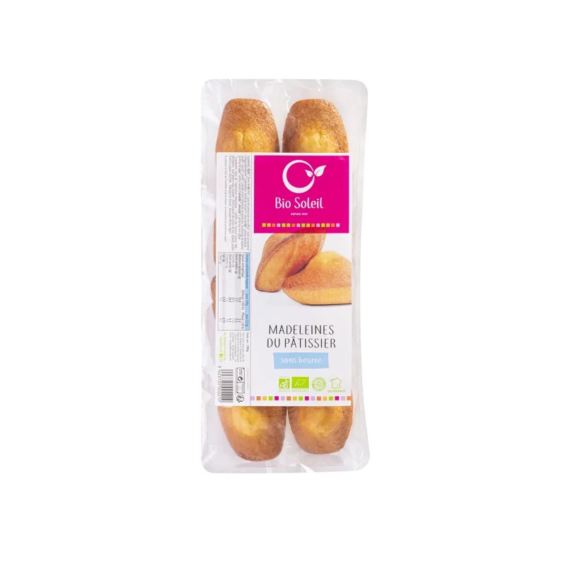 BIO SOLEIL BIO SOLEIL MADELEINES SANS BEURRE 180G