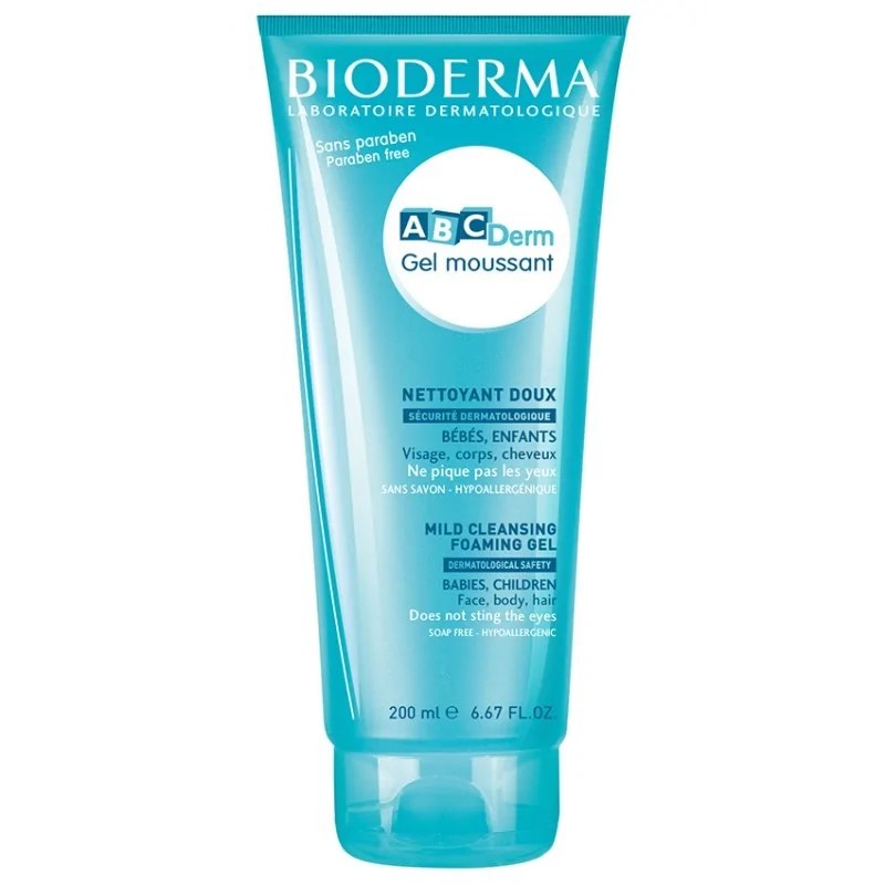 BIODERMA BIODERMA ABCDERM GEL MOUSSANT DOUX 200 ML