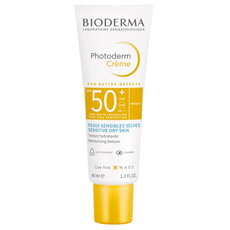 BIODERMA BIODERMA PHOTODERM SUN ACTIVE DEFENCE CREME SOLAIRE SPF 50 + INVISIBLE