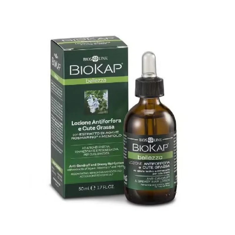 Biokap BIOKAP LOTION ANTIPELLICULAIRE ET CHEVEUX GRAS LOTION SANS RINÇAGE 50ML