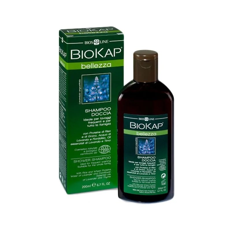 Biokap Biokap Shampoing douche Bio Belleza  Lavande et Thym 200 ml