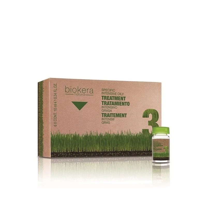 BIOKERA BIOKERA TRAITEMENT ANTI CHEVEUX GRAS INTENSIF 6 AMP