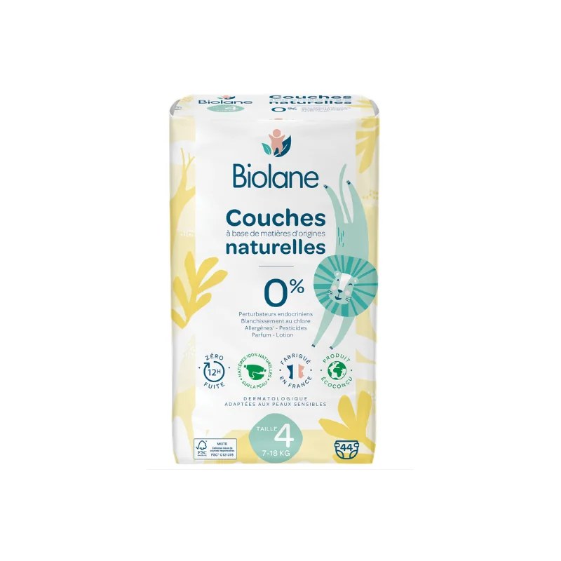 Biolane Biolane Couches écologiques - Taille 4