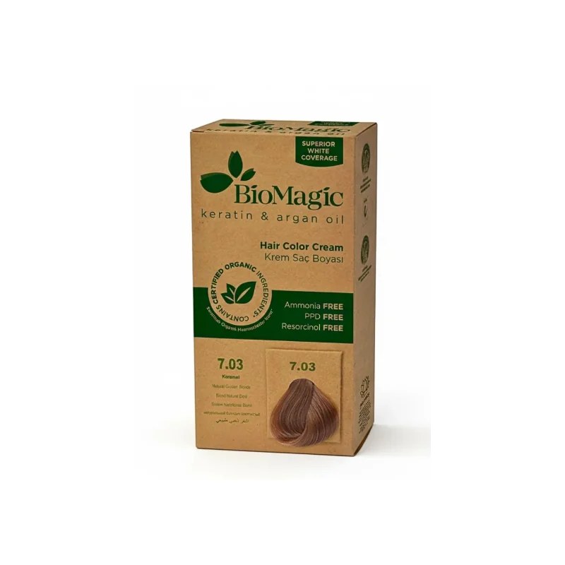 Biomagic Biomagic Color Cream 7/03 Blond Nature Dore