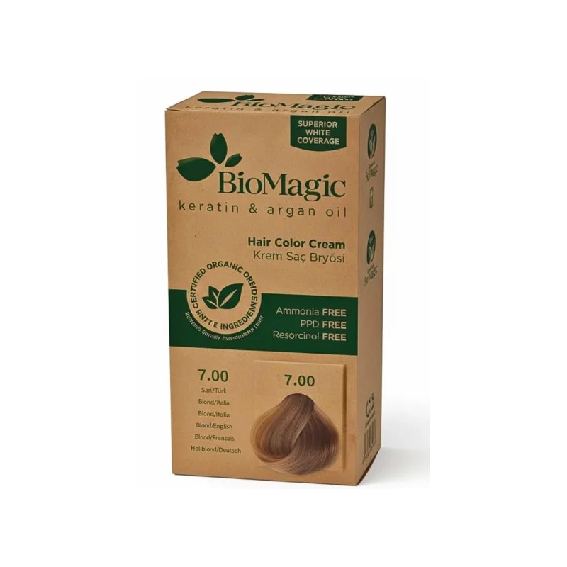 Biomagic Biomagic Hair Color Cream Kit 55/21 Iced Brown