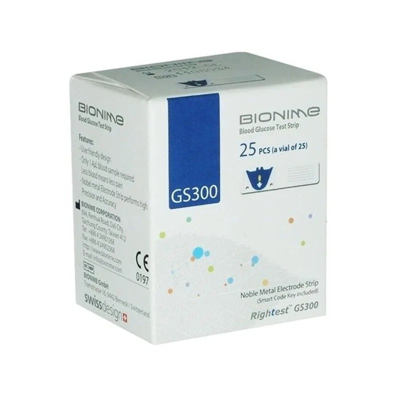 BIONIME BIONIME BANDELETTES RÉACTIVES GS300 /BTE 25