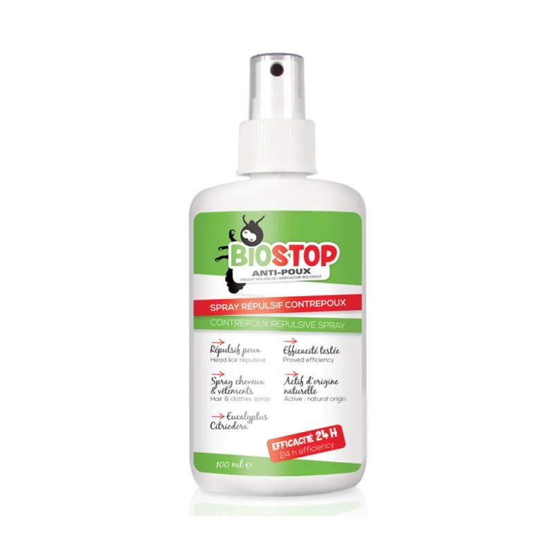 Biostop BIOSTOP SPRAY RÉPULSIF ANT POUX 100 ML