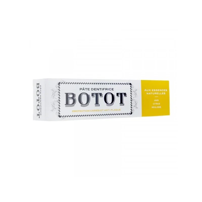 Botot  BOTOT PÂTE DENTIFRICE AUX ESSENCES ANIS-CITRUS-RÉGLISSE