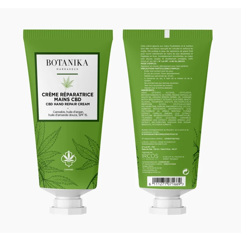 CANNAFLEX CANNAFLEX CREME REPARATRICE MAINS 30ML