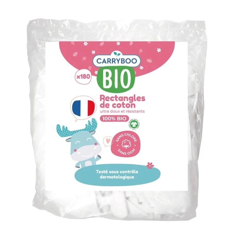 CARRYBOO CARRYBOO PADS RECTANGLE DE COTON 180U