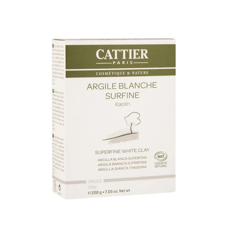 CATTIER CATTIER ARGILE BLANCHE SURFINE 200g