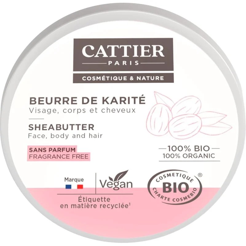 CATTIER Cattier BEURRE DE KARITE - NATURE 100g