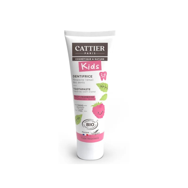CATTIER Cattier DENTIFRICE 2 - 6 ANS GOUT FRAMBOISE 50ml