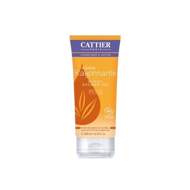 CATTIER Cattier Douche Rayonnante SANS SULFATES Abricot Et Miel  200ML