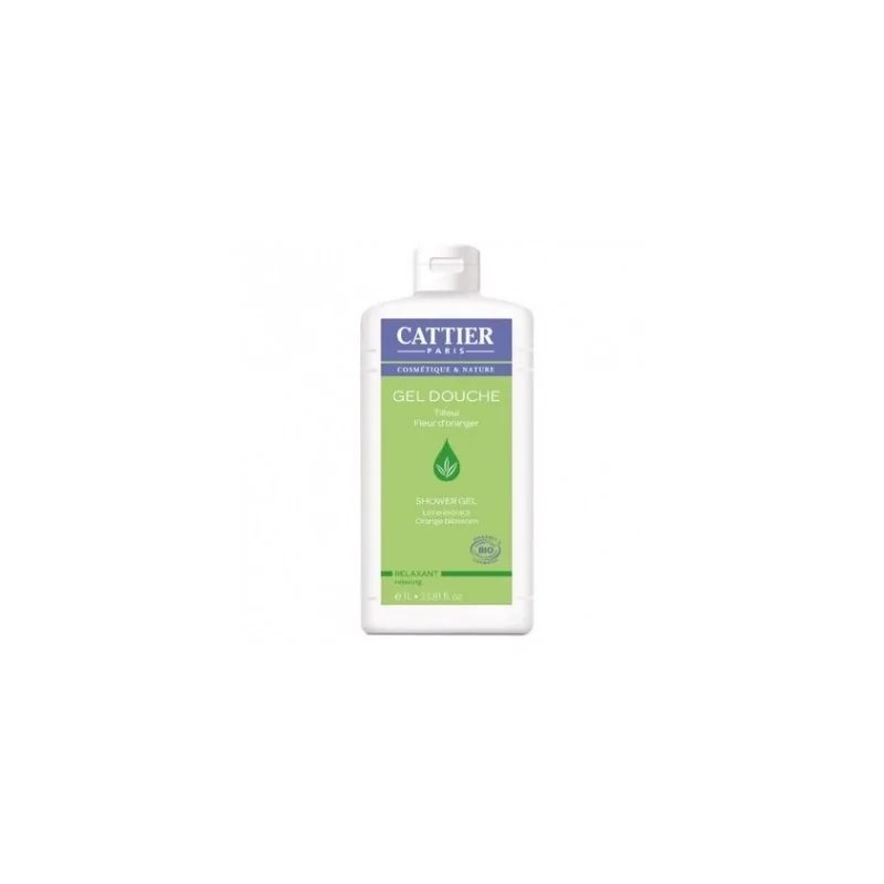 CATTIER Cattier GEL DOUCHE RELAXANT - TILLEUL / EAU FLEUR D'ORANGER   1L
